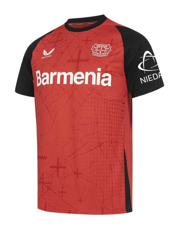009d695dcd.webp 24-25 Bayer 04 Leverkusen Home Soccer Jersey - Image 1