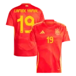 2024 Euro Spain Nation Home Jersey LAMINE YAMAL #19 RODRIGO #16 MORATA #7