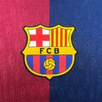 24-25 Barcelona Home Soccer Jersey Player Edition Long Sleeve - Image 4