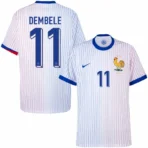 France Away Dembele 11 Shirt 2024-2025 Player version Size£ºS-2XL Non-Customize