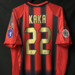 AC Milan Retro Home Kaka 22 Shirt 2004 2005 Non-Customize - Image 8