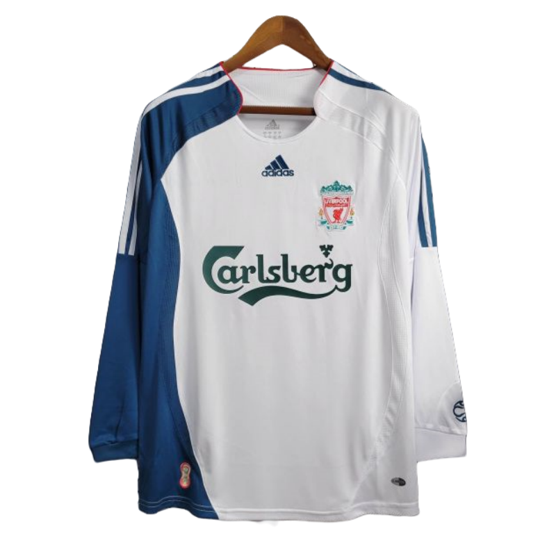 117849c038.png Liverpool Retro Long Sleeve Jersey Third Away Shirt 2006-07 - Image 1