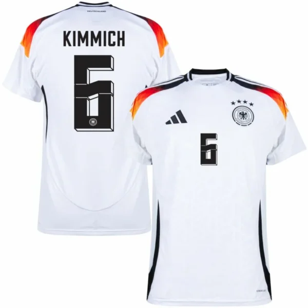 Germany Home Kimmich 6 Shirt  2024 Fan Size£ºS-2XL  Non-Customize