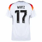 Germany Home Wirtz 17 Shirt  2024 Player version Size£ºS-2XL  Non-Customize - Image 2