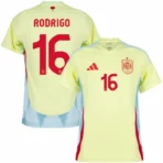 Spain Away Rodrigo 16 Shirt 2024-2025 Fan / Player version  Size£ºS-2XL Non-Customize