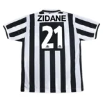 1996-97  Juventus Del Piero #10 Zidane #21 Retro Jersey Home Replica - Image 3