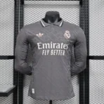 24-25 real madrid Third Away Soccer Jersey Player Version Long Sleeve - Image 2