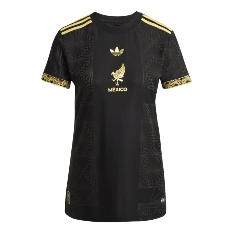 1ee4c01a87.webp Adidas Women Mexico Third Jersey Kit Gold Cup 2025 - Image 1