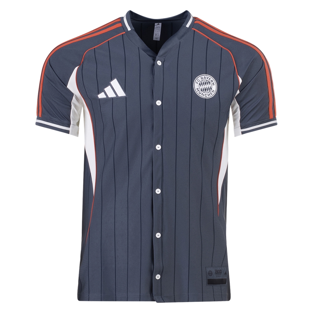 2025-07-11132204985.jpg Bayern Munich Baseball style Pre Match Casual Training Soccer shirt 25-26 - Image 1