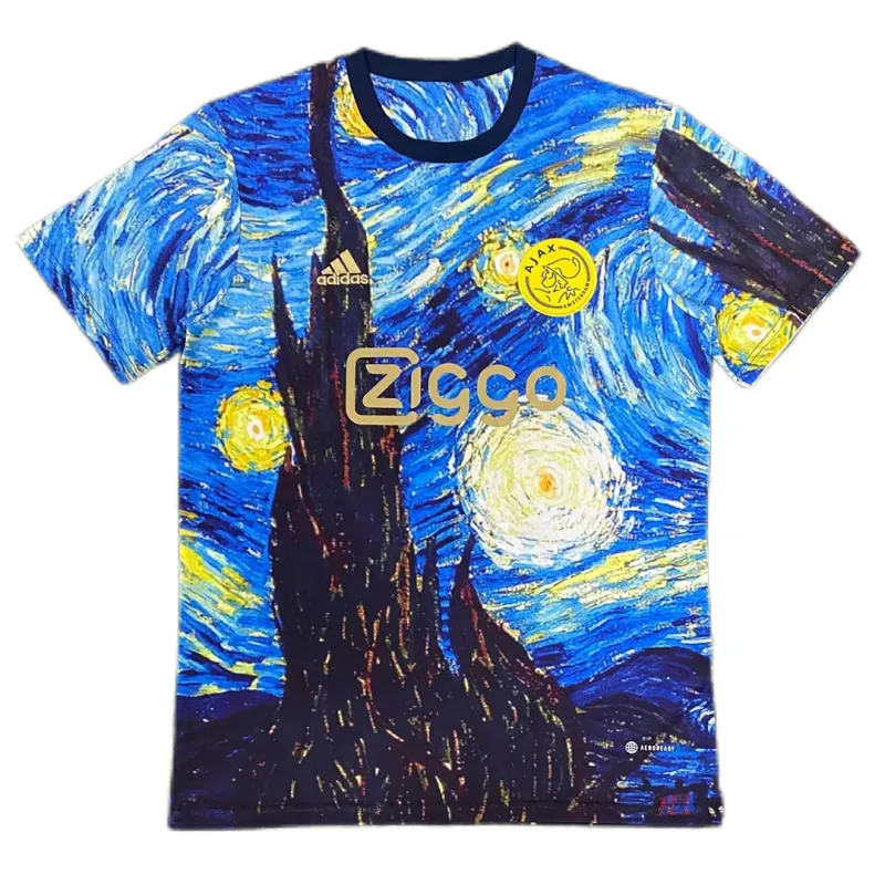 22dc8d7b37.webp 2023-24 Ajax X Van Gogh The Starry Night Edition Jersey - Image 1