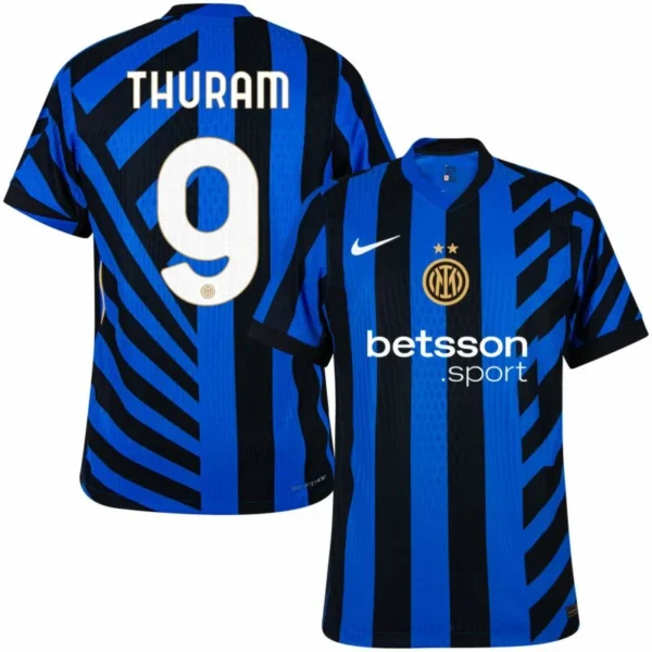 Inter Milan Home Thuram 9  Shirt 2024-2025 Player version Size£ºS-2XL£¨Non-Customize£©