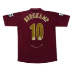 05-06 Arsenal Henry #14 Bergkamp #10 Pires #7 FABREGAS #15 Retro Jersey Home - Image 7