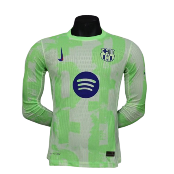 Barcelona 24-25 Third Jersey Without Spofity Text Player Version Long sleeve