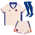 Kids Chelsea Custom Away Full Soccer Kits 2024-25