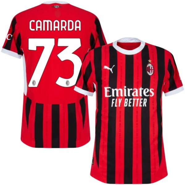 AC Milan Home Camarda 73 Shirt Player version 2024-2025 Size£ºS-XXL £¨Non-Customize£©