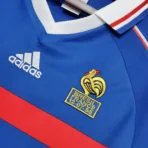 1998 France Retro Jersey Home World Cup - Image 7