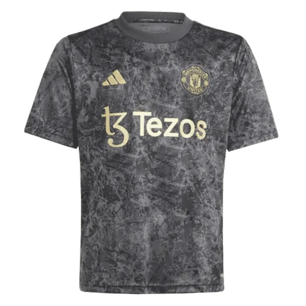 Manchester United Stone Roses Pre-Match Kit Football Jersey 23/24 - Cutejersey