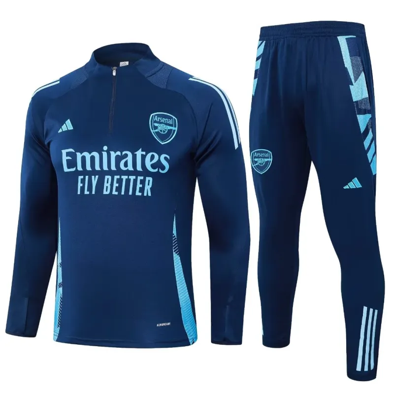61564778df.webp Arsenal Blue Long Sleeve Training 2024-25 Kids Kits - Image 1