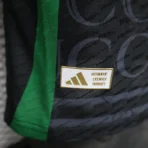 24-25 real madrid VS GUCCI Black Player Version Jersey - Image 8