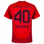 Bayern Munich Home Mazraoui 40 Shirt 2024-2025 Player version Size£ºS-2XL Non-Customize - Image 2
