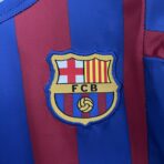 Barcelona 05-06 Home Retro Kids Kits Football Jersey - Image 4