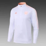 Arsenal Half-Pull Training Suit White Football Shirt 2021/2022 - Image 4