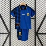 Retro Argentina Nation Jersey #10 Away Soccer Uniform Kids And Adult Kit 1994 - Image 5