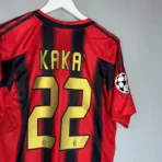 AC Milan Retro Home Kaka 22 Shirt 2004 2005 Non-Customize - Image 7