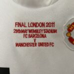 Manchester United 10-11 Away Champions League Retro Kids Kits Youth Apparels Jersey - Image 6