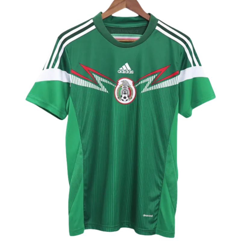 7ea4a2de3f.png Mexico World Cup 2014 Retro Home Jersey - Image 1