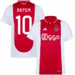 Ajax Home Akpom 10 Shirt 2024-2025  Fan version Size£ºS-2XL Non-Customize