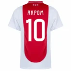 Ajax Home Akpom 10 Shirt 2024-2025  Fan version Size£ºS-2XL Non-Customize - Image 2