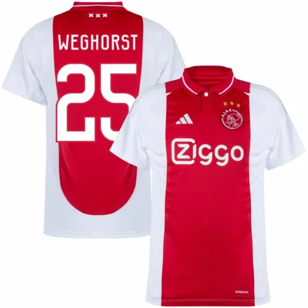 Ajax  Home Weghorst 25 Shirt 2024-2025  Player version Size£ºS-2XL Non-Customize