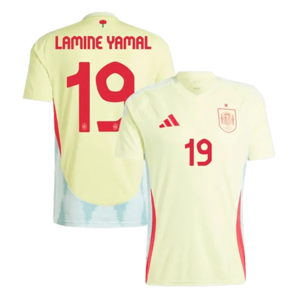2024 Euro Nation Spain Away Jersey RODRIGO #16 LAMINE YAMAL #19 MORATA #7