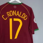 Portugal National Team Home Retro C. Ronaldo 17 £¨ CR7 £©Shirt 2006-2007  Non-Customize - Image 7
