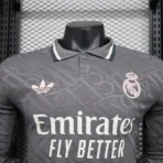 24-25 real madrid Third Away Soccer Jersey Player Version Long Sleeve - Image 4