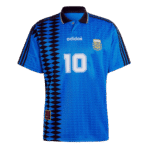 Retro Argentina Nation Jersey #10 Away Soccer Uniform Kids And Adult Kit 1994 - Image 2