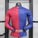 24-25 Barcelona Home Player Version Long sleeve Soccer Jersey - Image 8