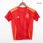 2024 Kids Spain Nation Home Kit EURO  Youth Apparels - Image 4