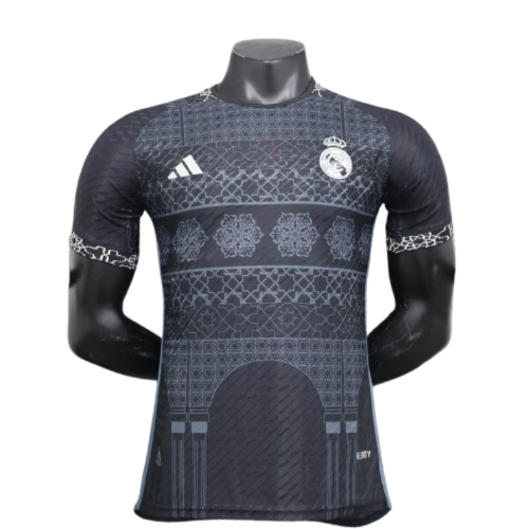 c5f4b57794.png real madrid 24-25 Special Edition Black Mandala Player Version Shirt Sport - Image 1