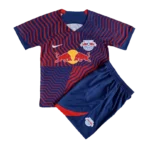 23-24 Kids RB Leipzig Away Jersey Kit