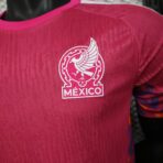 2026 Mexico pink Special Edition Training Uniform Football jersey Player edition - Image 5