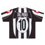 2002-03   Juventus Del Piero #10 Retro Jersey Home Replica - Image 2