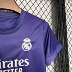 Y3 real madrid 24-25 Kids Kits Purple Children Sets Football Jersey - Image 4