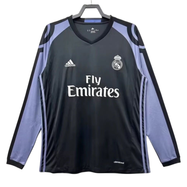 real madrid Retro Long Sleeve Jersey Third Away Shirt 2016-17