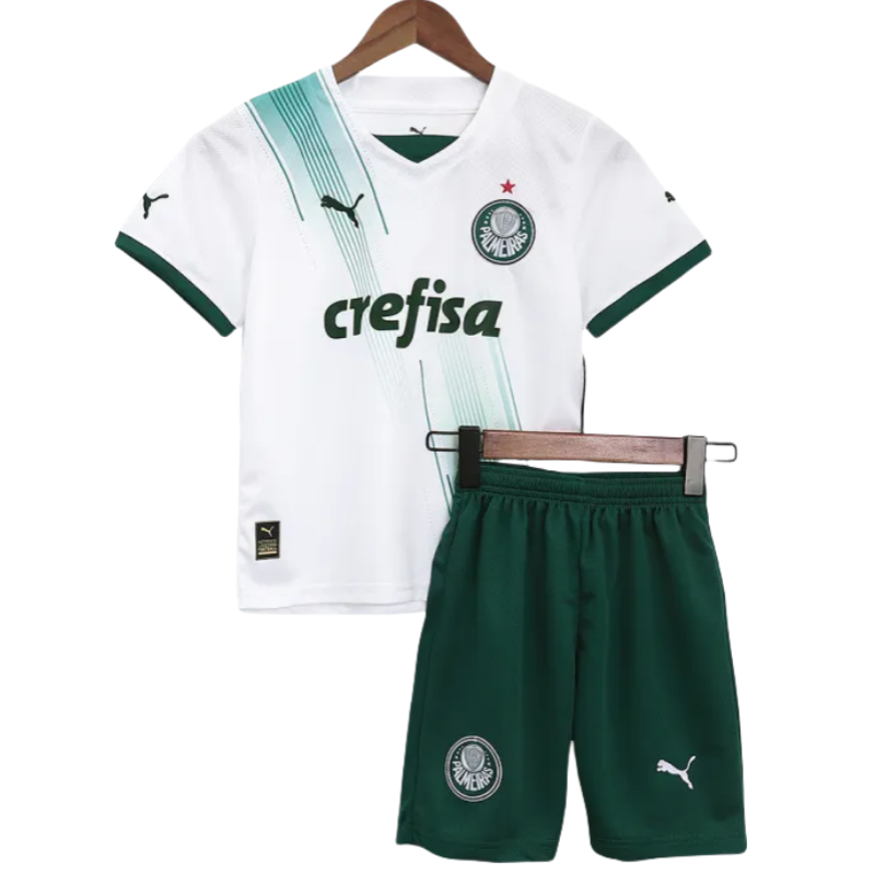 f0d813b3df.png Kids SE Palmeiras 2023/24 Away Jersey Kit Replica - Image 1