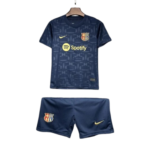 24-25 Barcelona 125th Anniversary Edition Kids Kits Youth Apparels Football Jersey