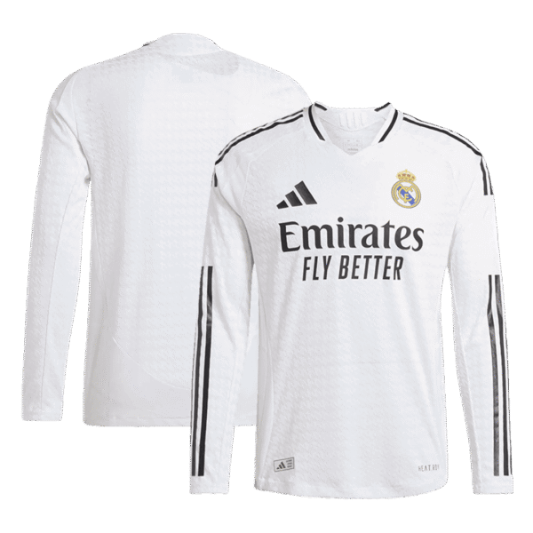 2024-25 real madrid Home Long Sleeve Jersey Player Version