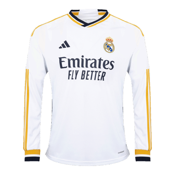 real madrid Jersey Home Soccer Jersey Long Sleeve 2023-24