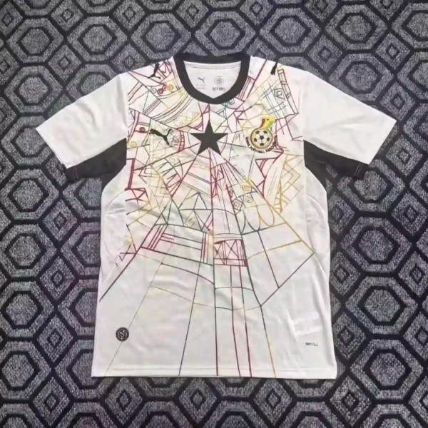 26-27 fan season World Cup Ghana home jersey short sleeved